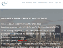 Tablet Screenshot of imsasf.org